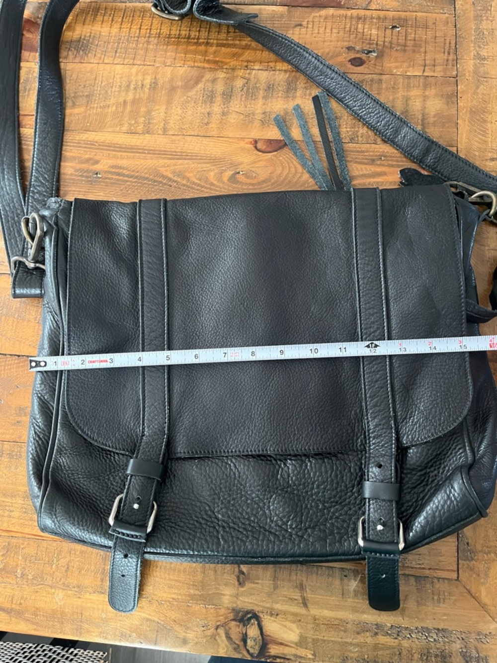 Roots Modern Satchel Cervino Soft Pebbled Leather Black Laptop $448 Briefcase - Picture 16 of 16